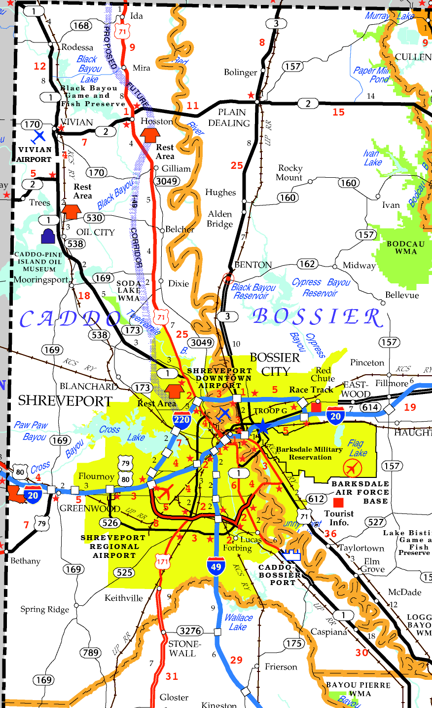 Louisiana Map With Rivers Literacy Basics 7816